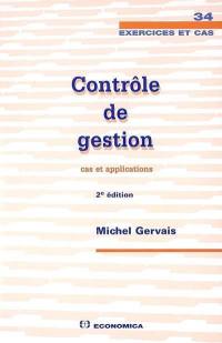 Contrôle de gestion : cas et applications