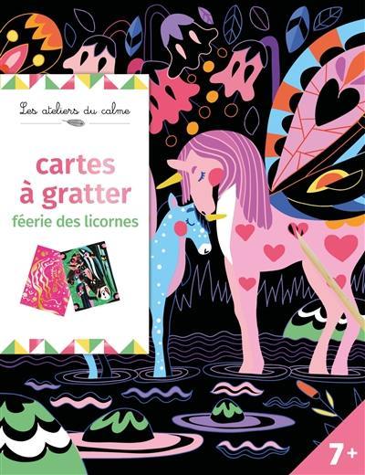 Féerie des licornes : cartes à gratter