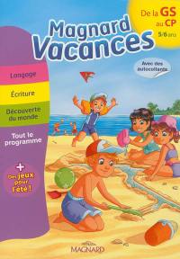 Magnard vacances de la GS vers le CP, 5-6 ans