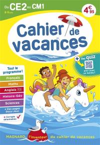 Cahier de vacances du CE2 au CM1, 8-9 ans : tout le programme