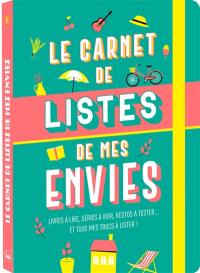 Le carnet de listes de mes envies : livres à lire, séries à voir, restos à tester... et tous mes trucs à lister !