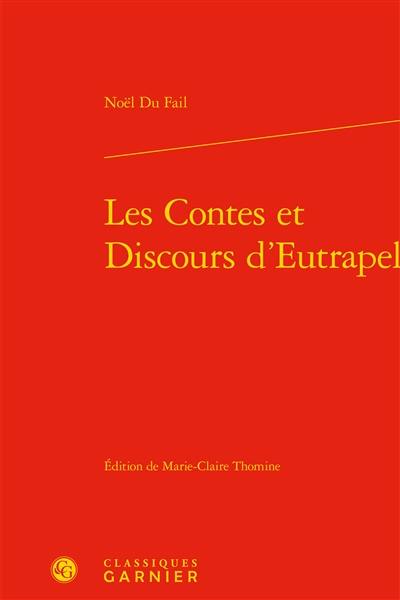 Les contes et discours d'Eutrapel