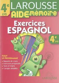 Exercices espagnol 4e LV2 : tout le programme