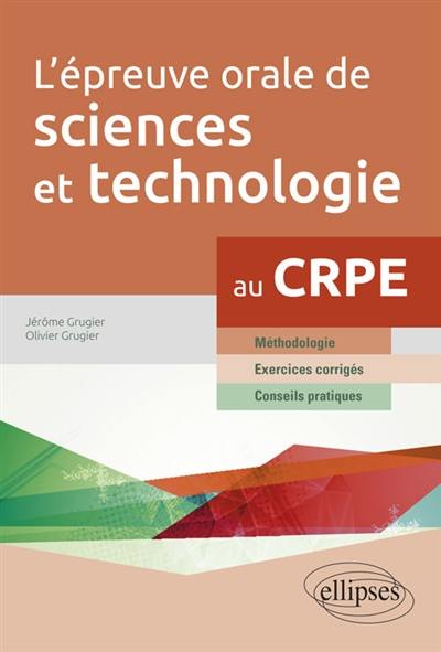 L'épreuve orale de sciences et technologie au CRPE