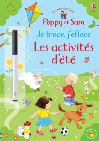 Les activités d'été : je trace, j'efface