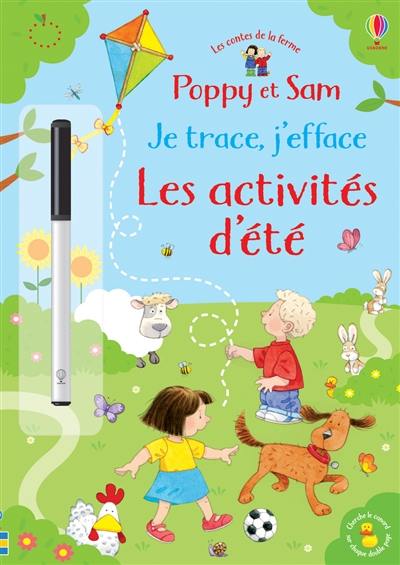 Les activités d'été : je trace, j'efface