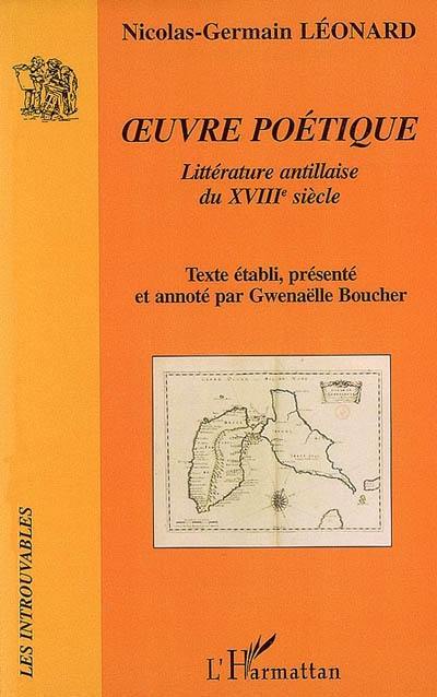 Oeuvre poétique : littérature antillaise du XVIIIe siècle