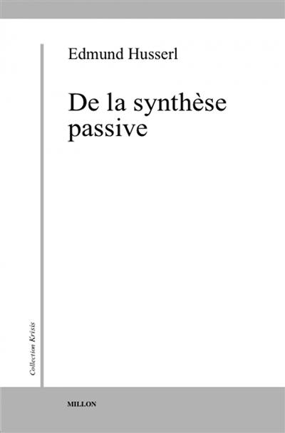 De la synthèse passive