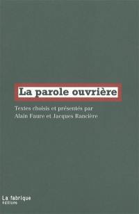 La parole ouvrière