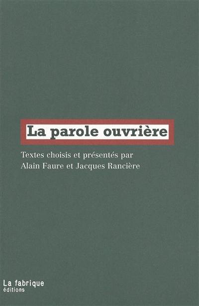 La parole ouvrière