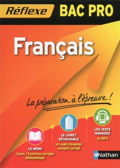 Français, bac pro