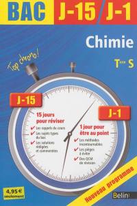 Chimie terminale S : nouveau programme