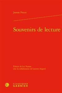 Souvenirs de lecture