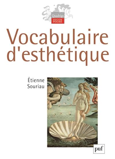 Vocabulaire d'esthétique