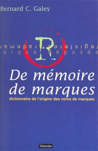 De mémoire de marques