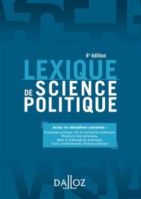 Lexique de science politique