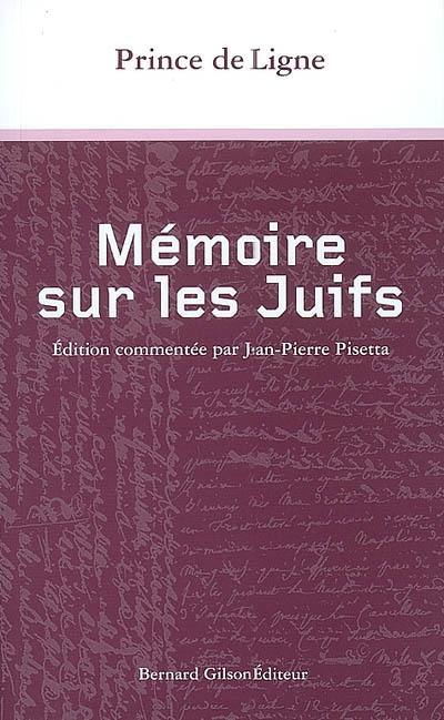 Mémoire sur les Juifs