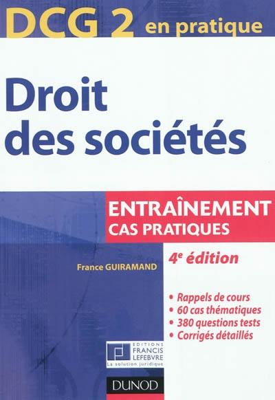 DCG 2, droit des sociétés : entraînement, cas pratiques