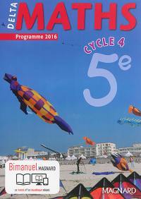 Delta maths, cycle 4, 5e : programme 2016