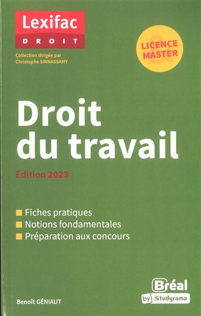 Droit du travail : licence, master