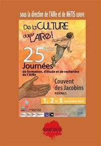 De la culture dans l'AIRe ! : couvent des Jacobins, Rennes, 1, 2 et 3 décembre 2021