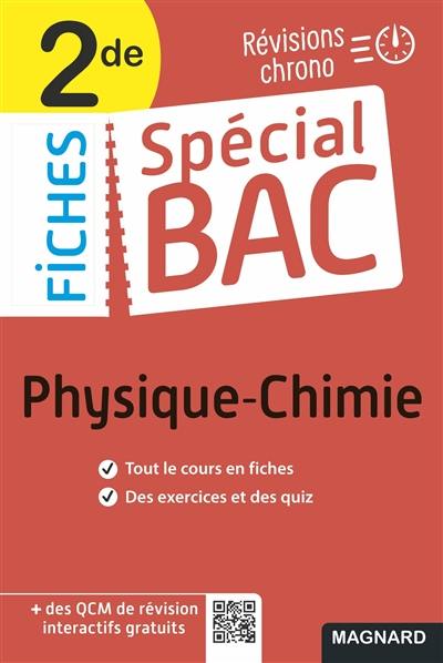 Physique chimie 2de : révisions chrono