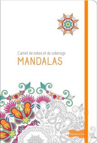 Carnet de notes et de coloriage mandalas