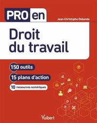 Pro en droit du travail : 150 outils, 15 plans d'action, 10 ressources numériques