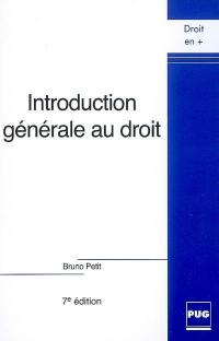 Introduction générale au droit