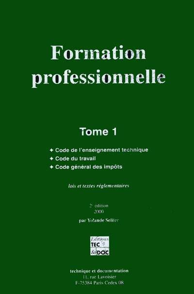 Formation professionnelle : lois et textes réglementaires