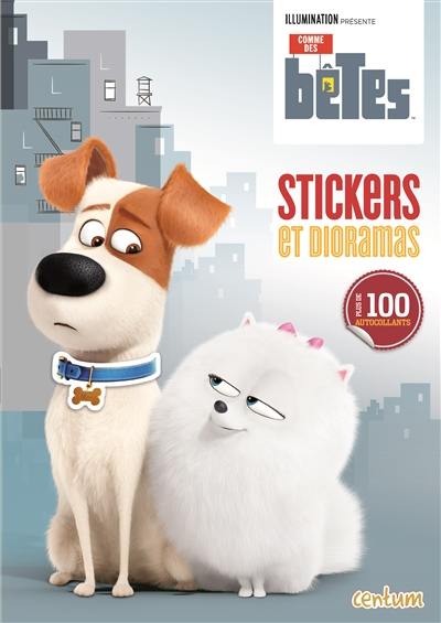 Comme des bêtes : stickers et dioramas