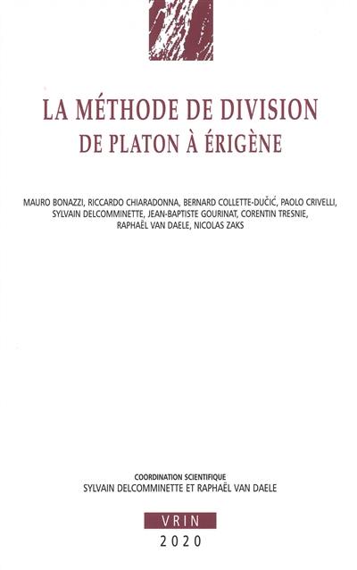 La méthode de division de Platon à Erigène