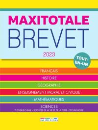 Maxitotale brevet 2023 : tout-en-un