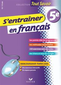 S'entraîner en français : 5e