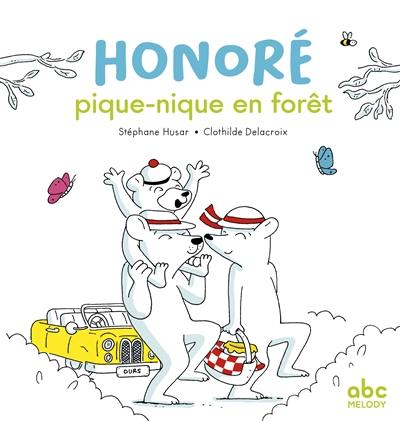 Honoré pique-nique en forêt