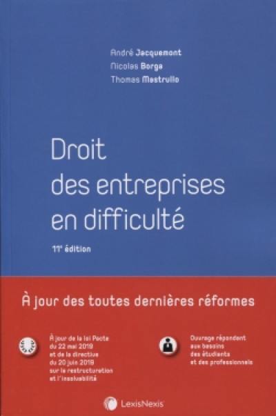 Droit des entreprises en difficulté