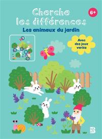 Les animaux du jardin : cherche les différences