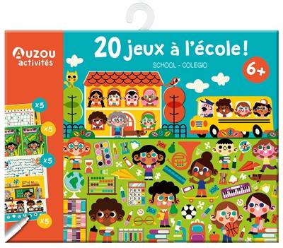 20 jeux à l'école !. School. Colegio