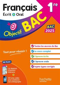 Français écrit + oral 1re : bac 2025