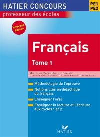 Français PE1-PE2. Vol. 1