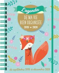 L'agenda de ma vie bien organisée 2019-2020 : de septembre 2019 à décembre 2020