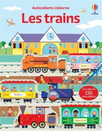 Les trains : Autocollants Usborne