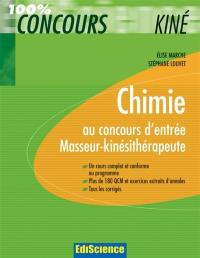 Chimie au concours d'entrée masseur-kinésithérapeute