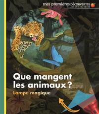 Que mangent les animaux ?