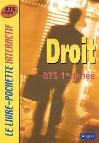 Droit BTS 1re année : livre de l'élève