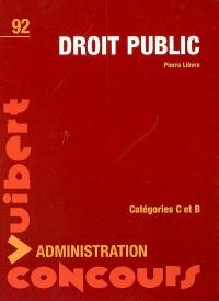 Droit public : catégories C et B