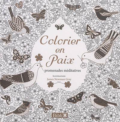 Colorier en paix : promenades méditatives