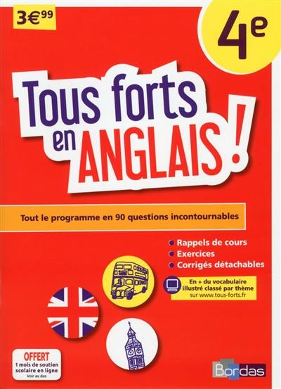 Tous forts en anglais ! 4e