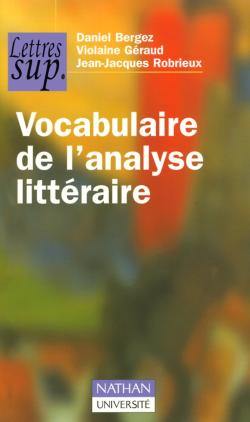 Vocabulaire de l'analyse littéraire