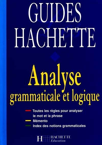 Analyse grammaticale et logique